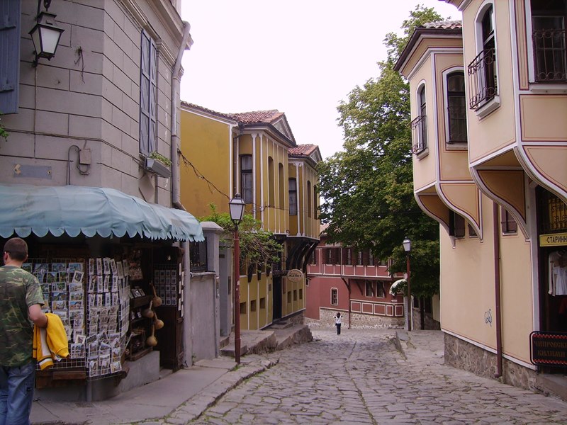 Уличка в стария град на Пловдив
